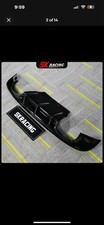 Fits 2016-2019 Jaguar XE NEW Glossy Black Rear Bumper Diffuser Spoiler Lip Kits picture