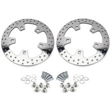 For Harley Polished Front Brake 11.8 Enforcer Rotors Bolts 09-23 Touring Prodigy picture