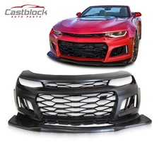 Fits 2016 2017 2018 Chevrolet Chevy Camaro ZL1 Style Front Bumper Conversion Kit picture