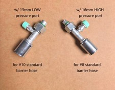 Beadlock A/C Fittings O-rings #10 w/ 13mm LOW #8 w/ 16mm HIGH Ports Standard picture