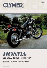 Clymer Honda 400-450cc Twins 1978-1987 Service Repair Maintenance Manual book picture