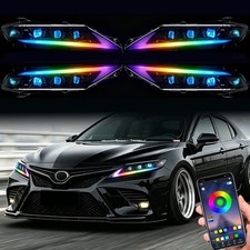 For 2018‑24 Toyota Camry 8th Gen XV70 RGB Tri‑Projector LED Headlights Assembly picture