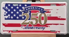 America`s 250th Anniversary License Plate | Embossed Aluminum Car Tag | Sign picture