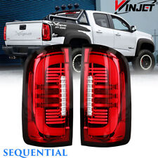 Sequential LED Tail Lights For 2015-2022 Chevy Colorado Red Brake Signal Lamps picture