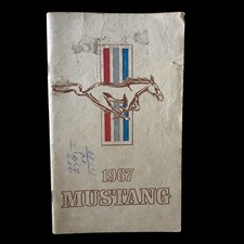 1967 Ford Mustang Original Owners Manual VIN 7T02C192172 D.A. Dario RI OEM  picture