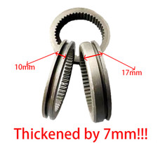 17mm Upgraded Ring Gear Fix IWE Grinding Noise Ford F150 4x4 04-15 7L1Z-3C247-A picture
