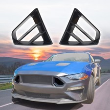Black Modified Radiator Grille Inserts for Mustang GT 2018-2023, Front Upper Lef picture
