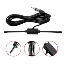 Car Interior Hidden Amplified Antenna Electronic Stereo AM/FM Radio Universal picture