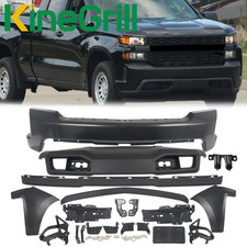 Fit For 2019-22 Chevrolet Silverado 1500 Front Bumper Cover Kit W/o Sensor Hole picture