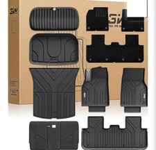 Floor Mats 3W 9PCS TPE All Weather for Tesla Model Y Juniper 2025-2027 Open Box picture