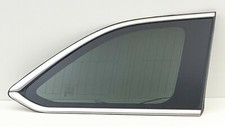Fits 14-19 Toyota Highlander Passenger Right Side Quarter Window Glass Chrome picture