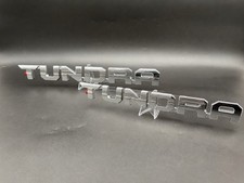 2pc Door Side Emblem Badge For 2014-2024 Tundra SR5 4X4 Gloss Chrome Replacement picture