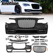 Black Front Bumper Cover Complete Kit For 2012-24 Chrysler 300C 300 C SRT8 SRT 8 picture