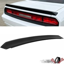 For 08-23 Dodge Challenger SRT Hellcat Style Rear Trunk Spoiler Matte Black Wing picture