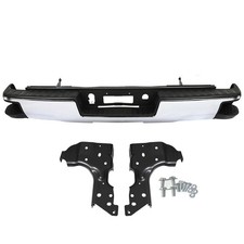 Chrome Rear Step Bumper Assembly For Chevy Silverado GMC Sierra 1500 2014-2018 picture