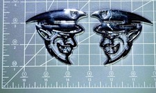 Dodge Pursuit CHROME Side Marker Heads LARGE picture