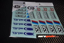 JDM RESTORE JAPAN MATERIAL SSR TYPE-C RS HIGH QUALITY REPLACEMENT DECAL STICKER picture