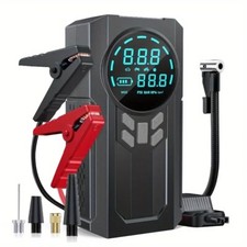 3000A Jump Starter with 150psi 8000mAh Portable USB Rechargeable Tire Inflator picture