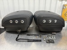 Genuine Harley Davidson Softail Deluxe '05-'17 Saddlebags Set 53026-05 53025-05 picture