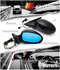 M5 Style Auto Folding Electric Heating Side Mirror Set fits BMW E39 5-Series LHD picture