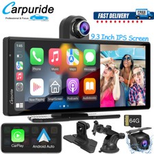 Carpuride W903 Smart Multimedia Wireless Carplay Android Auto Dule Dash Camera picture