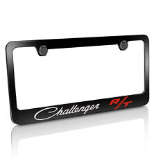 Dodge Challenger RT Classic Black Metal License Plate Frame, Licensed, Warranted picture