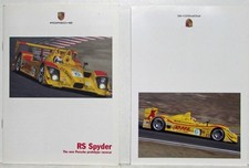 2006 Porsche RS Spyder Promotional Brochure with ALMS Championship Dates Card picture