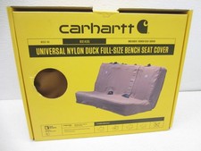 Carhartt RS1435 Universal Nylon Duck Full Size Bench Seat Cover - Brown NEW picture