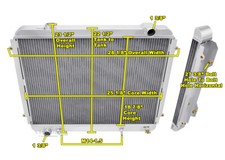 3 Row Alliant Champion Radiator for 1995 - 2004 Toyota Tacoma #CC1778 2WD picture