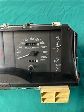 Quite rare 1987-1989 Black face Saleen Mustang 200mph gauge cluster. Works picture
