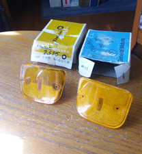 1970 70 GTO JUDGE NOS GM FENDER SID MARKER LIGHTS 916015 916016 RAM AIR III 455 picture