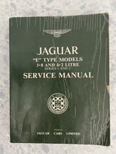 Original Jaguar XKE Series I & 2 3.8 and 4.2 factory Service Manual. picture