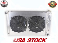 4ROW Aluminum Radiator + Fans For 78-87 Oldsmobile Cutlass Pontiac Grand Prix picture