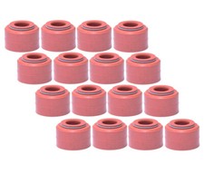 Set of 16 Umbrella Style Silicone Valve Stem Seals 11/32