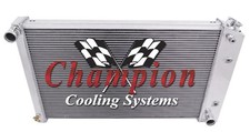 1970-1981 Chevy Camaro Champion 3 Row Core Alum Radiator picture