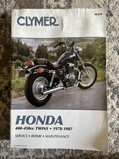 Clymer Honda Service Manual for Honda 400 & 450cc Twins, 1978-1987 picture