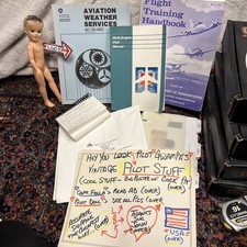 Rare Vintage American Airlines Pilot Books Plus Other Pilot Information Lot picture