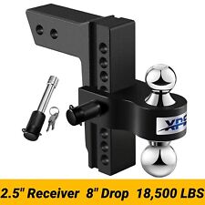 XPE Trailer Hitch Fits 2.5 Inch Receiver, 8 Inch Adjustable Drop Hitch, 18500LBS picture