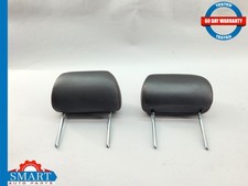 Jaguar XKR X150 Portfolio Headrest Leather Red Stitched Set Front R+L 07-15 OEM picture
