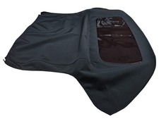 Fits BMW Z3 1996-2002 Soft Top & TINTED window Black Premium Canvas Cloth picture