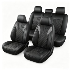 AIZDLBB Car 5-Seat Covers Black with Diamonds For Hyundai Santa Cruz 2022-2026 picture