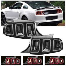 For 2010-2014 Ford Mustang Tail Lights LED Rear Brake Lmap Sequential Smoke Lens picture