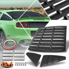 05-14 Ford Mustang Coupe Lift-Off Rear+Quarter Side Window Louvers 3M Tape picture