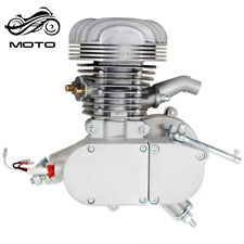 Gas Engine Motor Silver For 100cc 2 Stroke Motorised Motorized Bicycle Bike picture