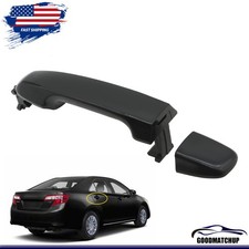 Black Outer Exterior Door Handle Rear Left or Right For 2012-2017 Toyota Camry picture