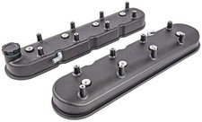 JEGS Black Aluminum Valve Covers for GM LS Engines [Tall] picture
