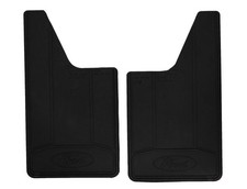 Genuine Ford Premium Flat Front Splash Guards for F-Series & Ranger - Black picture