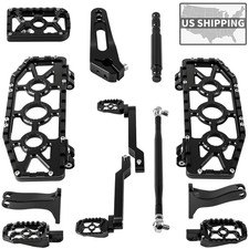 Aluminum Floorboards Footboards Kit For Harley Touring Street Road King Glide US picture
