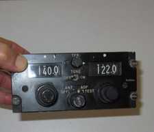 COLLINS AIRCRAFT PART CONTROL ADF 614L-12 P/N 787-6366-008 picture
