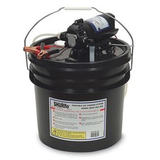 Shurflo by Pentair Oil Change Pump W/3.5 Gallon Bucket - 12 Vdc, 1.5 Gpm 8050-30 picture
